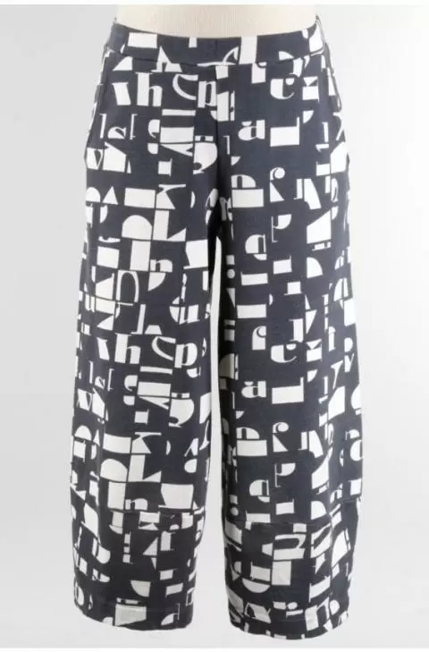 Cozy Wide Pant - Charcoal