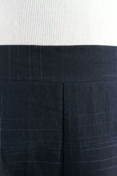 Tulip Hem Pant - Black Stripe