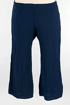 High-Low Top - Navy & White Stripe