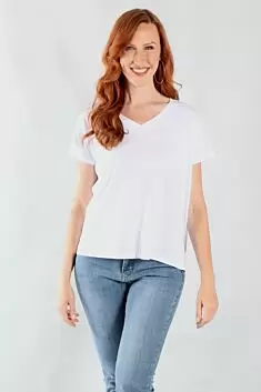 mogumogu様　EN CIRCLE SLEEVELESホワイト Long Sleeve Knit Top - White
