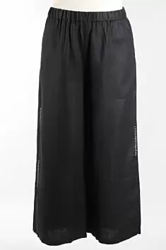 Stitch Palazzo Pant - Black & Pink