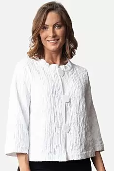 Collared Cardi - Vanilla Collared Cardi - Vanilla