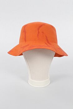 Painted Bucket Hat - Orange