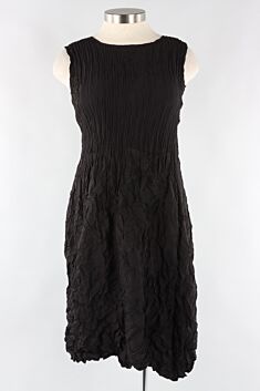 Smash Pocket Dress - Black