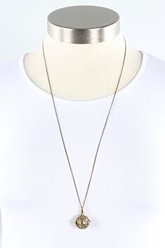 Bell Cage Necklace - Gold