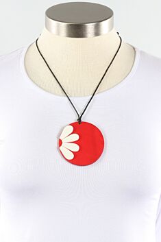 He Loves Me Necklace - Red
