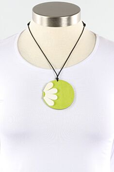 He Loves Me Necklace - Lime
