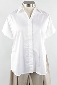 Button Up - White