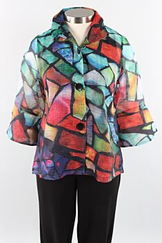 Organza Jacket - Multi-Color