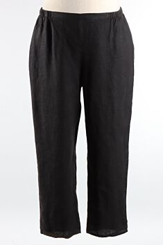 Pocketed Ankle Pant Plus - Black
