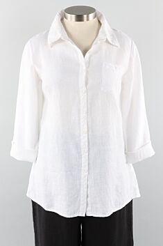 Bias Back Shirt - White