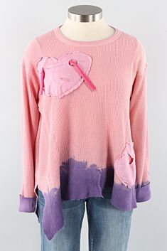 Marbled Heart Thermal - Rose #7