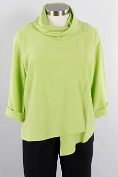 Cowl Neck Top - Lime