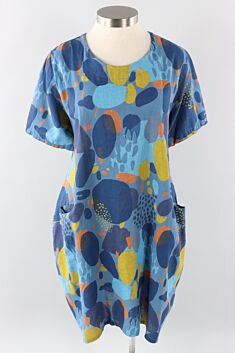 Watercolor Dress - Peri