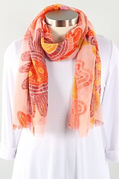 Wall Flower Scarf - Soft Apricot