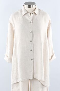 Mirren Shirt - Natural Linen