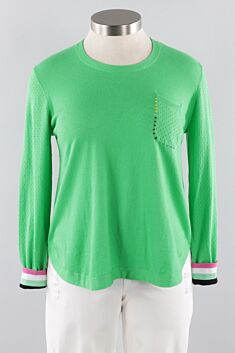 Stitch Pocket Sweater - Emerald