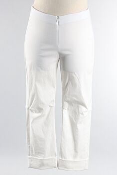 Verona Crop Pant - White