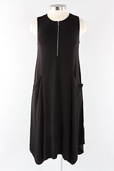 Zip Dress - Black