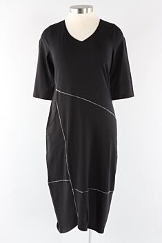 Seamed Dress - Black