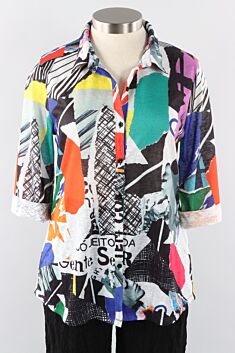 Slub Knit Shirt - Multi Color