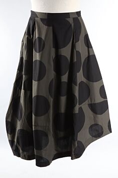 Urban Skirt - Khaki Dot