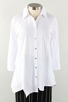 Pepper Shirt Plus - White