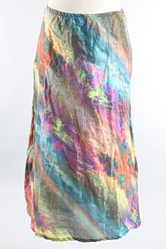 Long Bias Skirt - Nebulosa Taffeta