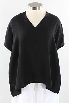 Baxter Shirt - Black Light Linen