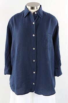 Boyce Shirt - Dewberry Light Linen
