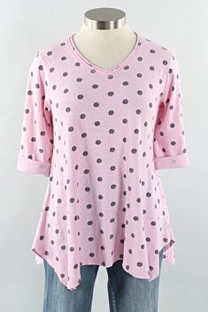 A-Line Tunic Plus - Lullaby Squiggle Dot