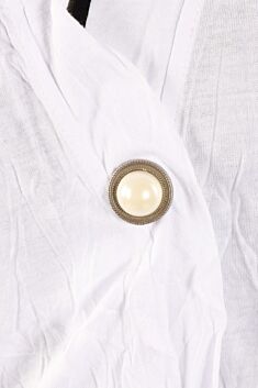 Magnet Pin - White Pearl