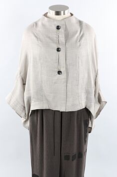 Linen Jacket - Light Grey