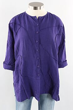 Seam Jacket Plus - Purple