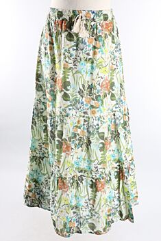 Maxi Skirt - Kiwi Floral