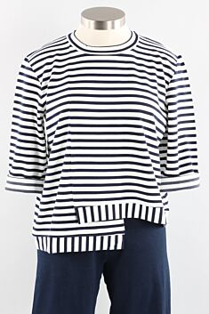 Kylie Top Plus - Sailor French Terry