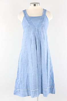 Long Sleeveless Dress - Maldive Blue