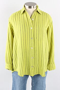 Boyfriend Shirt - Vireo Gauze Stripe