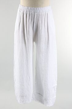 Frayed Pant - White