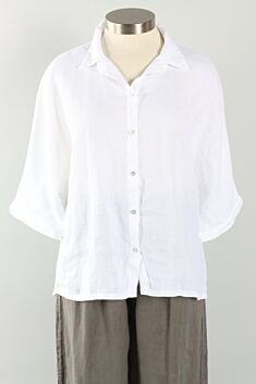Dolman Sleeve Shirt - White