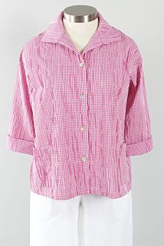 Shirt Jacket Plus - Pink