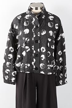 Bomber Jacket - Black & Silver