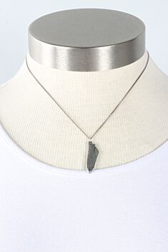 Small Fish Knife Necklace - Silver