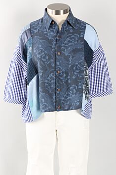 Alice Crop Top - Indigo #1