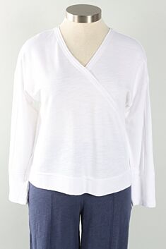 Front & Back Pullover - White