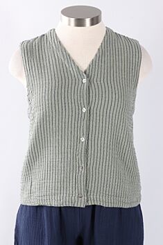 Yasmin Vest - Seagrass
