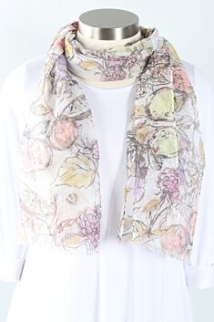 Fresh Fruits Scarf - Smokey Grape