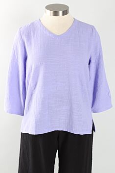 3/4 Sleeve Tunic - Lavender