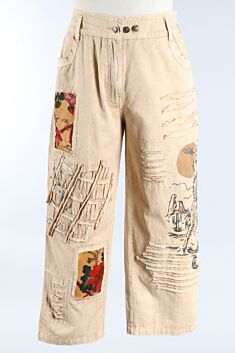 Tattered Trouser Plus - Khaki