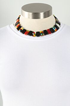 Resin Choker - Black & Verano Mix